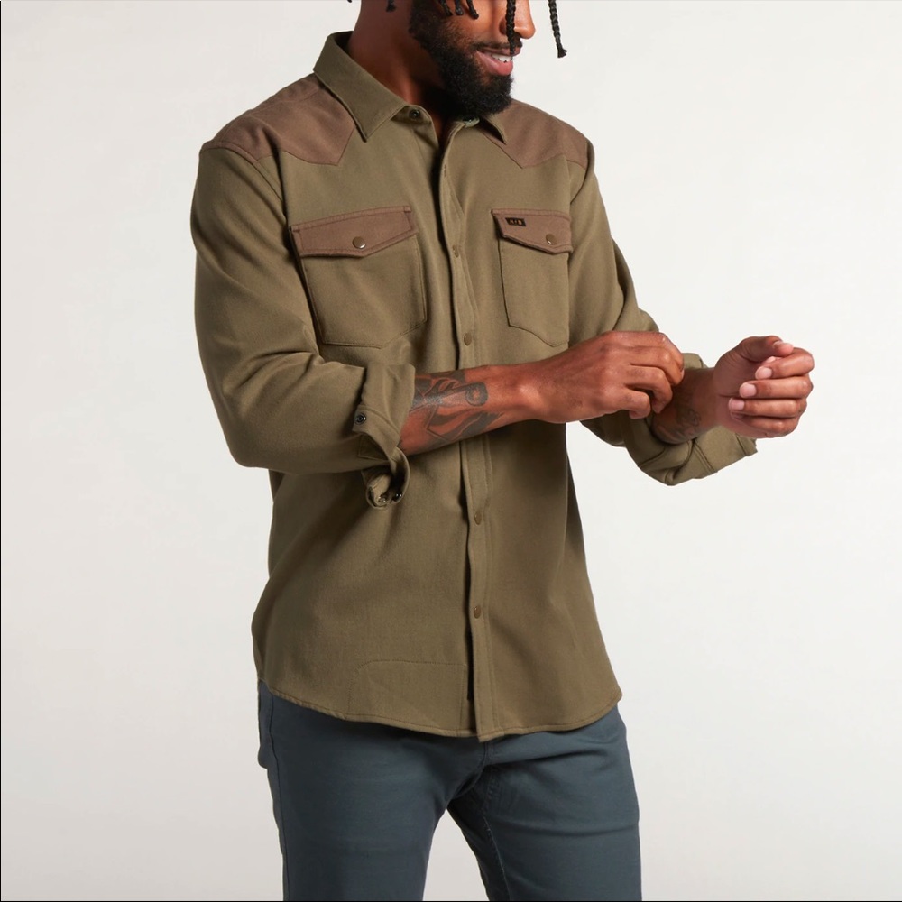 NWT Howler Bros Stockman Stretch Snap Shirt